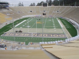 After: Cal's Memorial Stadium near completion