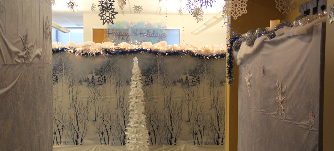 Entrance to Winter Wonderland winning display