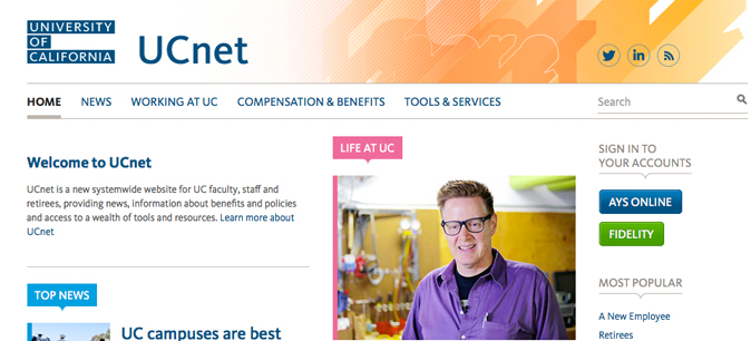 UCnet home page