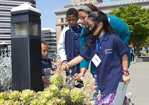 A plant scavenger hunt was a highlight of Take Our Kids to Work Day.