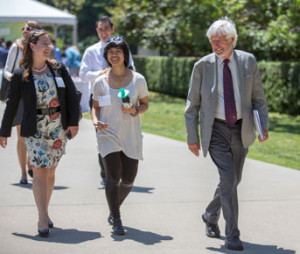 Regis Kelly (seen here at UC's Innovation Day at the state Capitol) helped draft California Assembly Bill 2664. If approved in June, the bill would fund entrepreneurship programs across the UC system. Photo credit: Robert Durrell