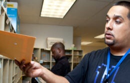 Carlos Arias, UCOP senior mail processor