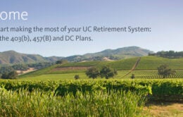 screen shot of retirement readiness website