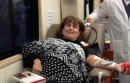 UCOP's Karen Vecchi donating blood