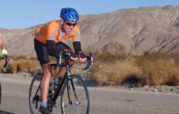 Doug Arent on his bike