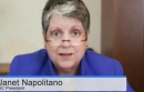 President Napolitano on webchat with staff