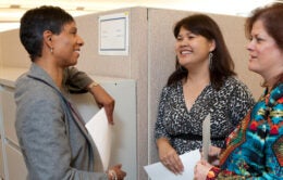 UCOP employees talking