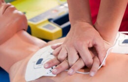CPR on a dummy