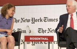 Rosenthal and Prusiner at conference