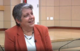 Pres. Napolitano at town hall