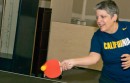 Prez plays ping pong