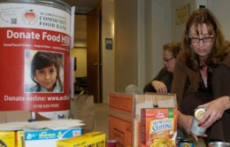 Counting food donations