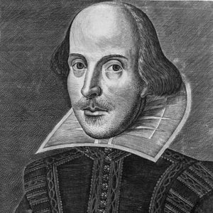 Illustration of William Shakespeare