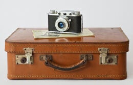 Suitcase + camera