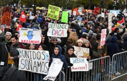 People gather in support of DACA