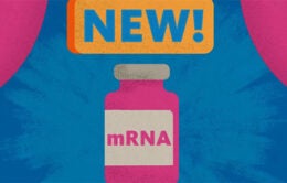 Illustration of COVID-19 vaccine