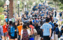 Diverse crowd of UC students