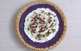 Purple sweet potato pie