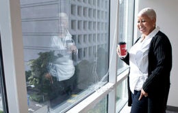 Woman working at UCOP Oakland