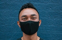 Man wearing face mask