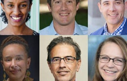 UC’s 2022 Carnegie fellows, from L to R, top: Rediet Abebe, UC Berkeley; Judson Boomhower, UC San Diego; Michael Méndez, UC Irvine. Bottom: Beth Rose Middleton Manning, UC Davis; Daniel Treisman, UCLA; Jessica Trounstine, UC Merced.