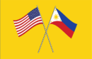 The U.S. and Philippine flags