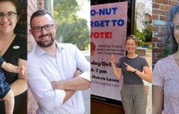 (From left to right) Sarah Shane-Vasquez, Greg Ortiz, Hailey James and Heather Arroyo