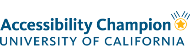 Accessibility Champion, University of California