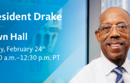 President Drake Town Hall, Feb. 24, 2023