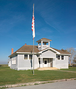 The Allensworth Schoolhouse, built in 1912