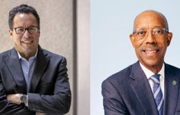 Richard Leib and President Drake