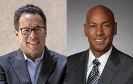 Regents Richard Leib and Gareth Elliott