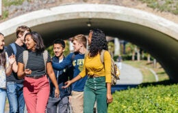 UC Irvine students on campus
