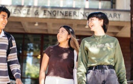 UC Santa Cruz students walking