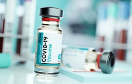Vial of COVID-19