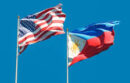 American and Philippine flags