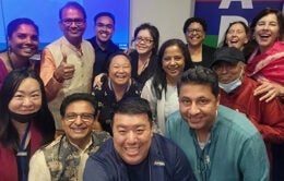 APISA members attend the 2023 Oakland Diwali celebration.