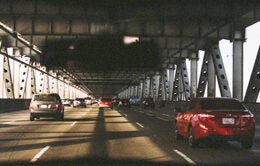 cars on Bay Bridge