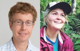 Program Coordinator for the Informatics and GIS Program Andy Lyons, Ph.D. and Geographic Information System Programmer Genoa Starrs