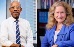 UC President Michael V. Drake, M.D., and UC System Provost and Executive Vice President for Academic Affairs Katherine S. Newman