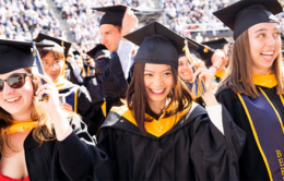 UC Berkeley graduates at commencement