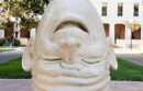 Egghead sculpture, UC Davis