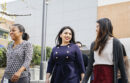 Group of women walking together