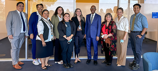 President Drake visits UCPath