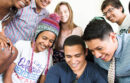 Group of smiling students at UC Merced