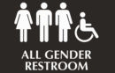 All-gender restroom sign