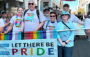 UCOP Pride members march in the 2024 Oakland Pride March