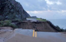 A section of Highway 1 near Big Sur, Calif., collapsed into the Pacific Ocean after the area was battered by heavy rains. (Photo by CHP Monterey)