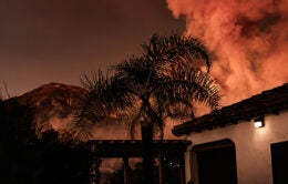 Wildfire in Pacific Palisades 2025