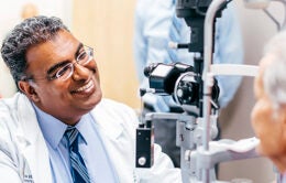 Gavin Herbert Eye Institute Eye clinic and surgery room with clinical staff